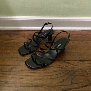 Vintage VANELi low square toe heels black